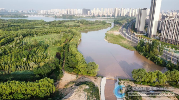 生態(tài)補水后的銀川市七子連湖(寧夏唐徠渠管理處提供)